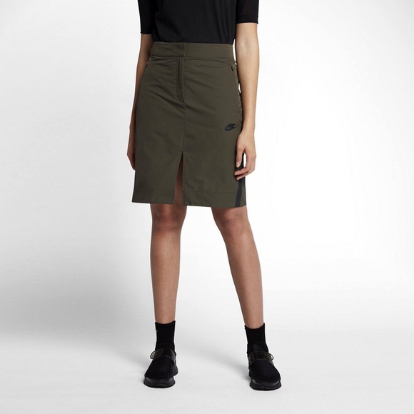 Nike Dresses & Skirts - WOMENS NIKE BONDED SHIRT | OLIVE GREEN | NWT